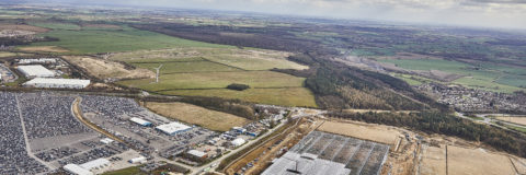 External Image depicts Mulberry Logistics Park Corby